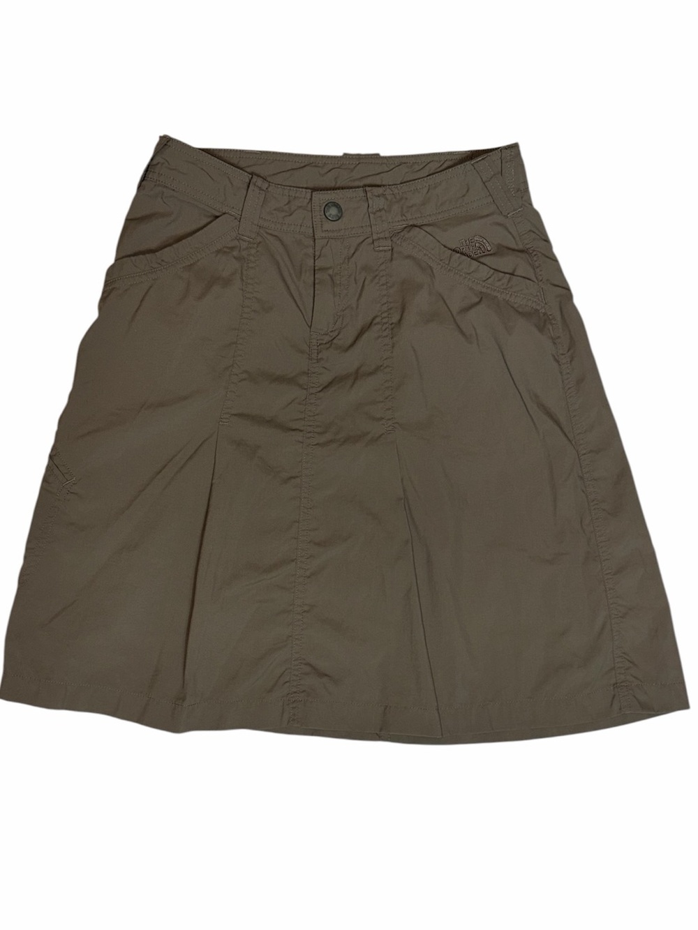 The North Face Skirt Olive Green Cargo Utility Hiking Adventure Pockets Gorpcore